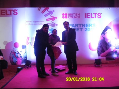 Super Achievers Abroad Education is honored by British Council ( IELTS examination body)